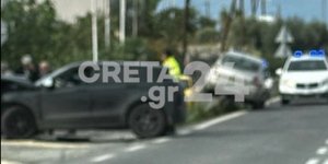 Τροχαίο δυστύχημα στο Ηράκλειο