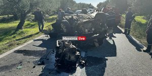 Από το τροχαίο στη Μεσσηνία