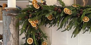 Χριστουγεννιάτικα στολίδια με πορτοκάλια 