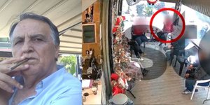 Βίντεο σοκ, ο δολοφόνος της Γεωργίας πίνει ατάραχος καφέ με τους φίλους του