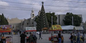 Χριστουγεννιάτικο δέντρο στη Βηθλεέμ