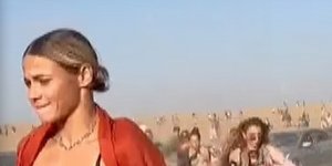 Η νεαρή στο Nova Festival τρέχει για να γλιτώσει από τη Χαμάς