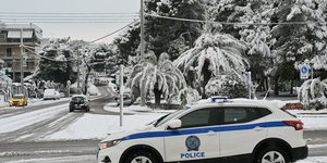 περιπολικο χιονια