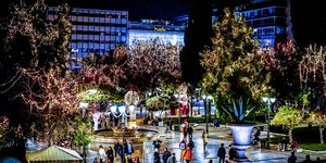 Χριστούγεννα στο κέντρο της Αθήνας