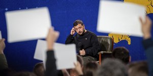 Ο πρόεδρος της Ουκρανίας, Βολοντίμιρ Ζελένσκι