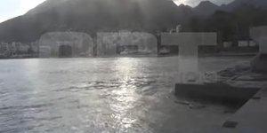 Το σημείο όπου παρασύρθηκε από τα μεγάλα κύματα η 66χρονη γυναίκα στην Κυπαρισσία