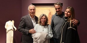 Νίκος Σταμπολίδης, Ήβη Γόντικα, Κυριάκος Μητσοτάκης, Δάφνη Μητσοτάκη