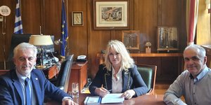 Η Υφυπουργός Ανάπτυξης Αννα Μάνη - Ππαδημητρίου