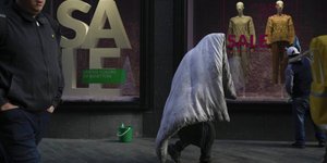 Άστεγος στο Λονδίνο