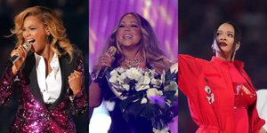 Beyoncé, Mariah Carey, Rihanna