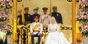 Το πριγκιπικό ζεύγος του Μπρουνέι