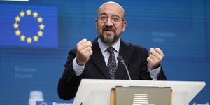 Ο πρόεδρος του Ευρωπαϊκού Συμβουλίου, Σαρλ Μισέλ