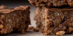 Σοκολατένια rice crispies στο φούρνο