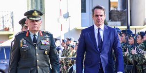 Κωνσταντίνος Φλώρος και Κυριάκος Μητσοτάκης