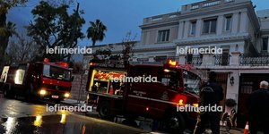 Φωτιά σε βοηθητικό χώρο του Μεγάρου Μαξίμου