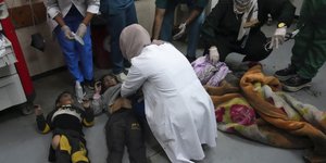 Τραυματισμένα παιδιά στη Γάζα