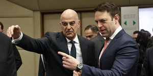 Νίκος Δένδιας και Στέφανος Κασσελάκης 