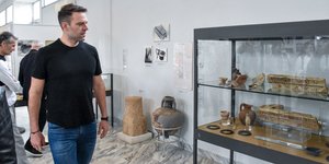 Επίσκεψη Κασσελάκη σε μουσείο