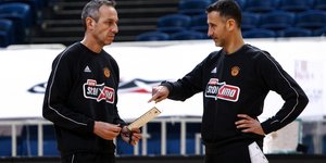 Ο Λιούμπιν (δεξιά) με τον Κάτας από τη θητεία τους στον Παναθηναϊκό