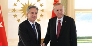 Ολοκληρώθηκε το τετ α τετ Μπλίνκεν-Ερντογάν