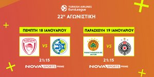 H Euroleague στο Novasports