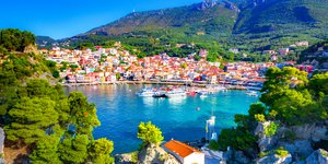 Πανοραμική άποψη της πόλης της Πάργας