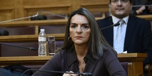 Η βουλευτής της Νέας Αριστεράς, Πέτη Πέρκα
