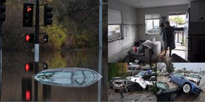 Καταστροφές από τις ξαφνικές πλημμύρες στο Σαν Ντιέγκο της Καλιφόρνια