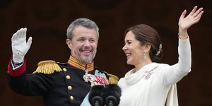 Βασιλιάς Φρέντερικ και βασίλισσα Μαίρη