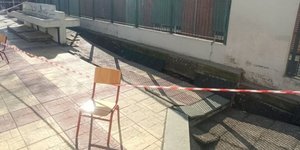 «Άνοιξε η γη» σε προαύλιο σχολείου στη Θεσσαλονίκη