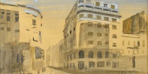 Προσχέδιο για το νέο κτήριο Διοίκησης της Τράπεζας Πίστεως, 1967