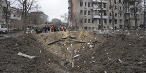 Καταστροφές από ρωσικούς πυραύλους στην Ουκρανία