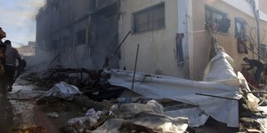 Στις φλόγες κτήριο της UNRWA  στη Γάζα