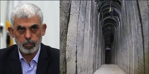 Τούνελ που ανακάλυψαν οι IDF κάτω από διαμέρισμα του Γιαχία Σινουάρ στη Γάζα τον περασμένο μήνα