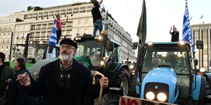Η είσοδος των αγροτών στο κέντρο της Αθήνας