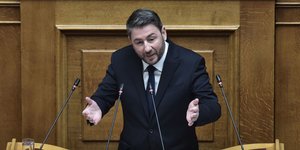 Ο πρόεδρος του ΠΑΣΟΚ Νίκος Ανδρουλάκης