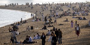 Παραλία της Ισπανίας τον Ιανουάριο του 2024