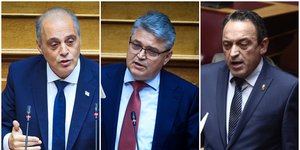 Κυριάκος Βελόπουλος, Δημήτρης Νατσιός και Βασίλης Στίγκας