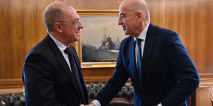 Συνάντηση Ν. Δένδια με τον νέο Ιταλό πρέσβη