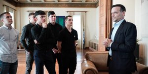 Μαθητές παρουσίασαν στον Χ. Δούκα το πρώτο ροπμποτικό σκύλο-οδηγό στην Ευρώπη -«Στηρίζουμε την πρωτοποριακή ιδέα σας»