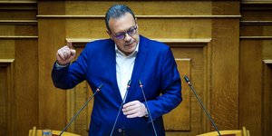 Ο Σωκράτης Φάμελλος στη Βουλή