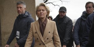 Η Ούρσουλα φον ντερ Λάιεν στην Ουκρανία