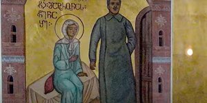 θρησκευτική εικόνα του Στάλιν στην Τιφλίδα