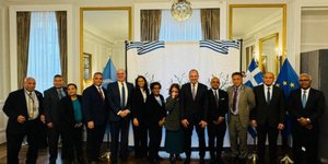 Ο Γιώργος Γεραπετρίτης στη Νέα Υόρκη