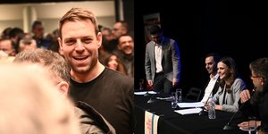 'Εκπληξη: Ο Κασσελάκης πήγε στην εκδήλωση Τεμπονέρα, Χριστοδουλάκη, Αχτσιόγλου για την Κεντροαριστερά -Δείτε live