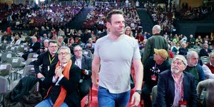 Ο Στέφανος Κασσελάκης στο Συνέδριο ΣΥΡΙΖΑ