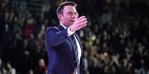 Ο Στέφανος Κασσελάκης στο Συνέδριο του ΣΥΡΙΖΑ 