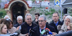 Δημήτρης Κουτσούμπας στα Τέμπη