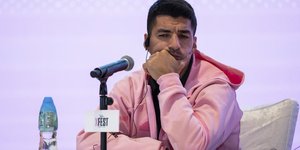 Ο Λυίς Σουάρες σε συνέντευξη Τύπου με την Ίντερ Μαϊάμι