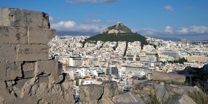 Καλή αξιολόγηση για την ελληνική οικονομία / Εικόνα από Λυκαβηττό